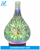 3D Glass Aroma Diffuser Colorful Lamp Humidifier Night Light Specialus