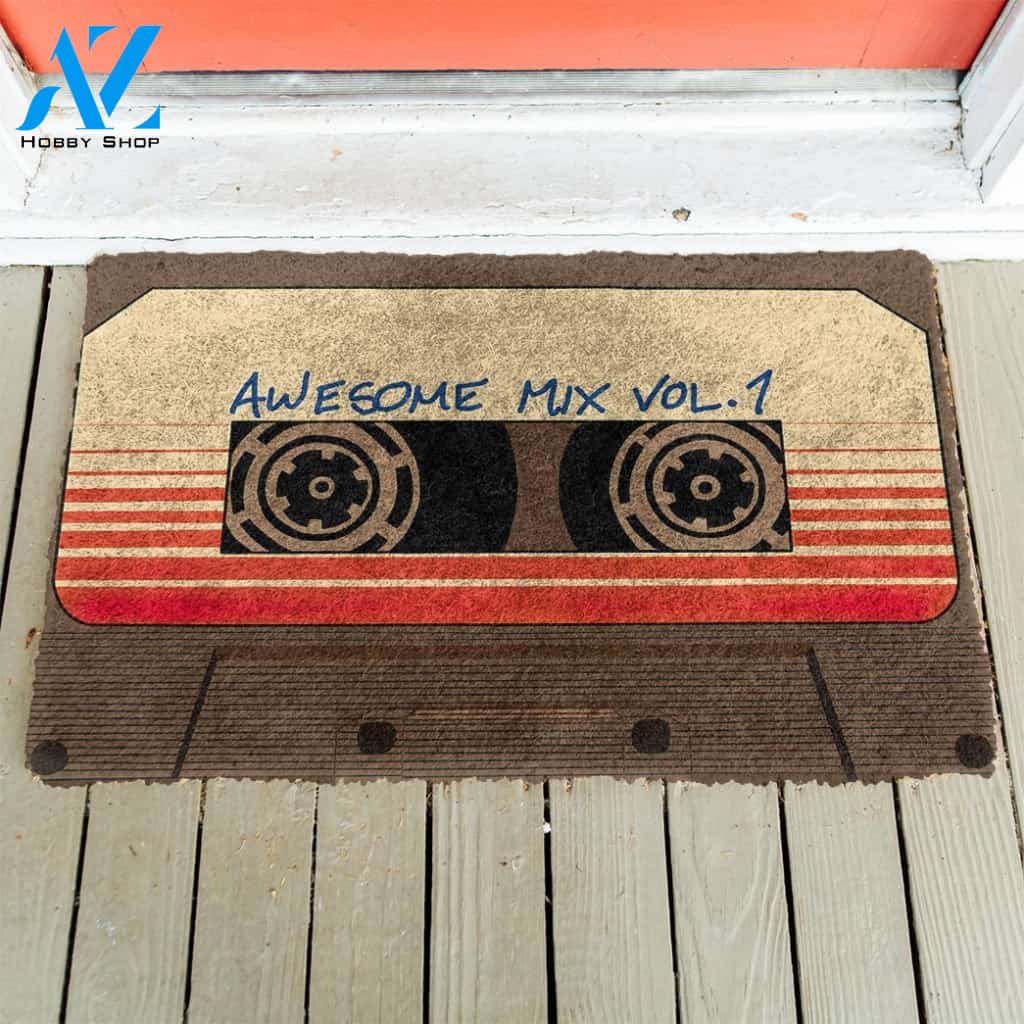 3D GOTG Awesome Mix Vol.1 Doormat | Welcome Mat | House Warming Gift