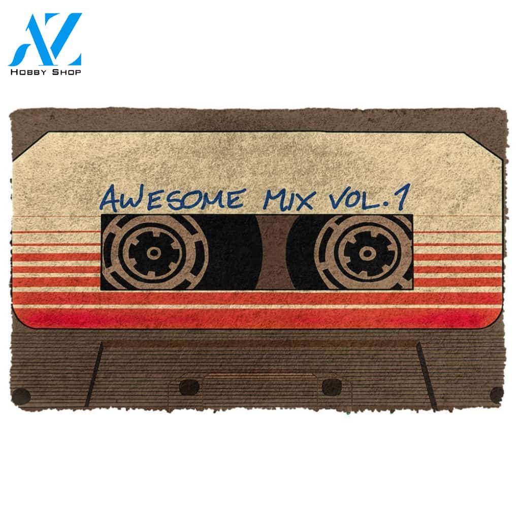 3D GOTG Awesome Mix Vol.1 Doormat | Welcome Mat | House Warming Gift