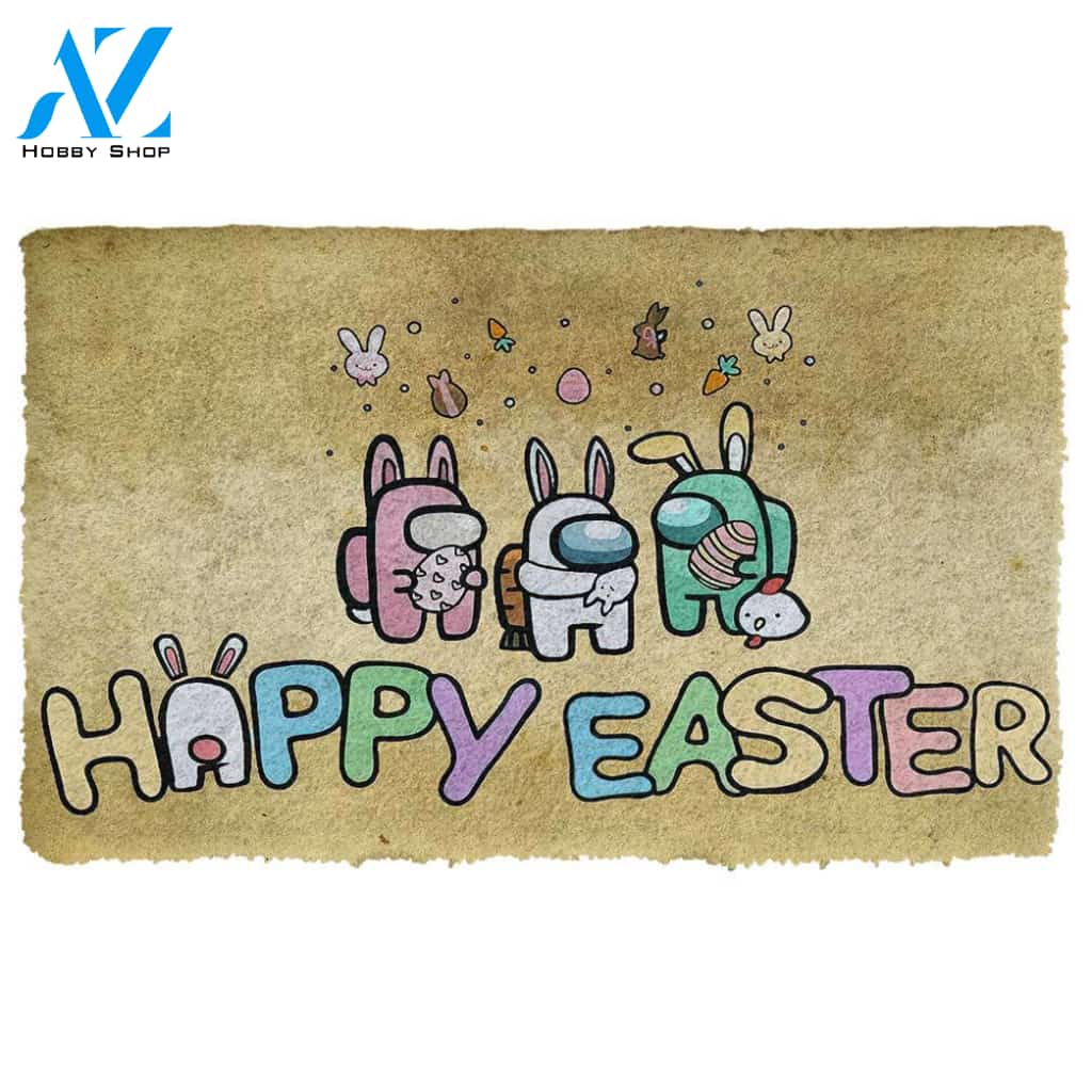3D Happy Easter Among Us Doormat | Welcome Mat | House Warming Gift