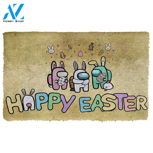 3D Happy Easter Among Us Doormat | Welcome Mat | House Warming Gift