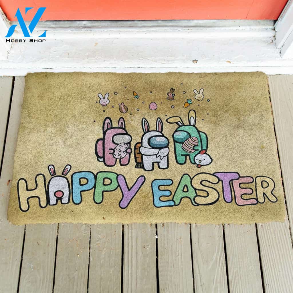 3D Happy Easter Among Us Doormat | Welcome Mat | House Warming Gift