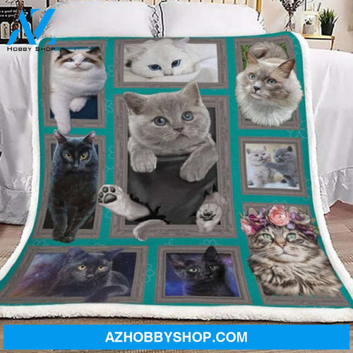 3D Huge Cat Blanket Gift For Cat Lovers Birthday Gift 
