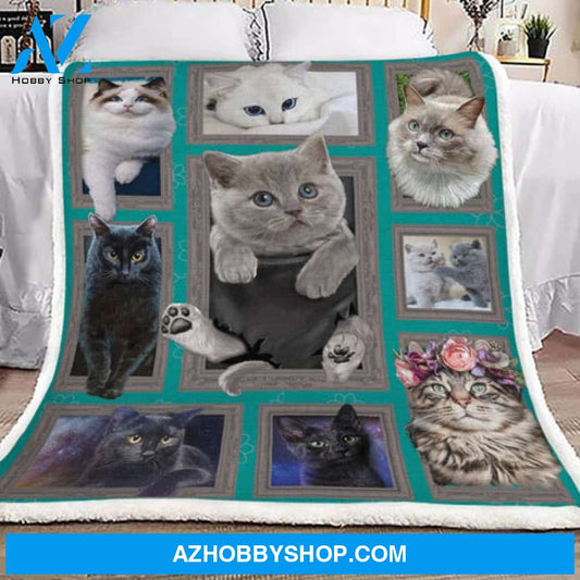 3D Huge Cat Blanket Gift For Cat Lovers Birthday Gift 