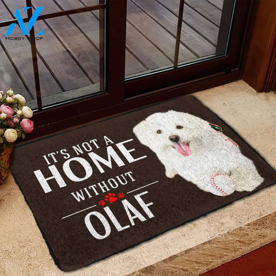3D Its Not A Home Without A Maltese Custom Doormat | Welcome Mat | House Warming Gift