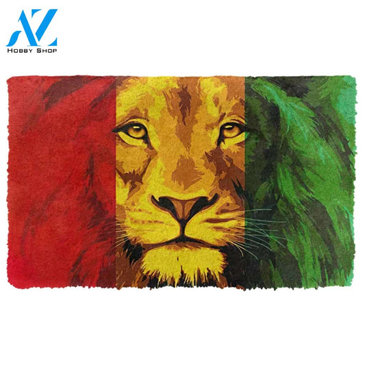 3D Lion Reggae Custom Doormat | Welcome Mat | House Warming Gift