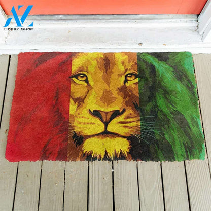 3D Lion Reggae Custom Doormat | Welcome Mat | House Warming Gift