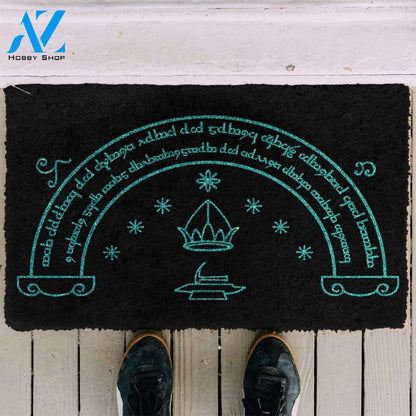 3D LOTR Doors Of Durin Custom Doormat | Welcome Mat | House Warming Gift