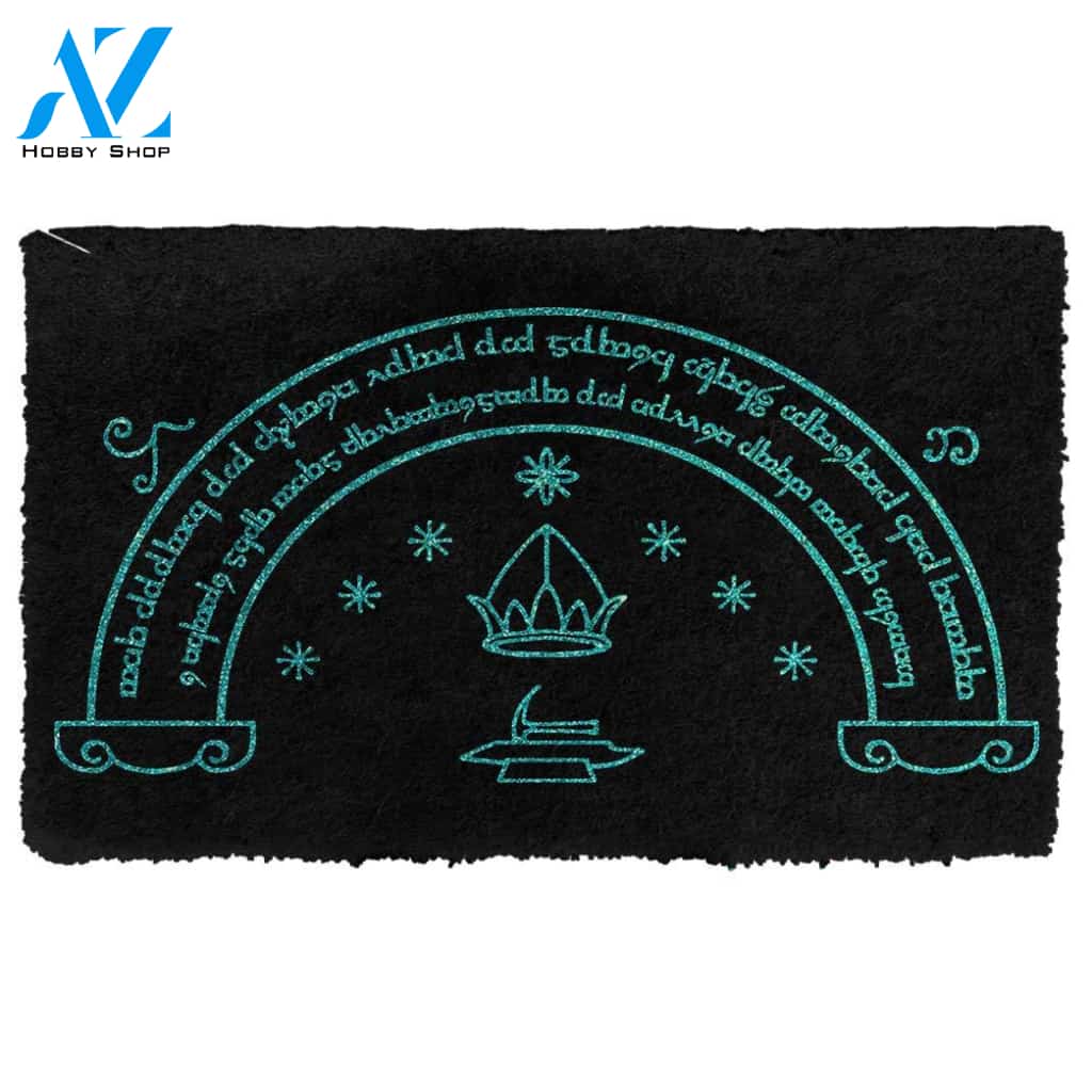 3D LOTR Doors Of Durin Custom Doormat | Welcome Mat | House Warming Gift