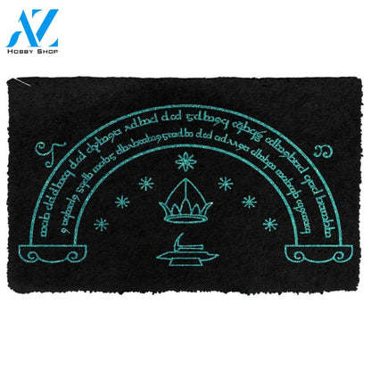 3D LOTR Doors Of Durin Custom Doormat | Welcome Mat | House Warming Gift