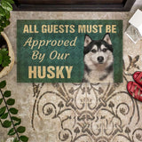 3D Must Be Approved By Our Husky Custom Doormat