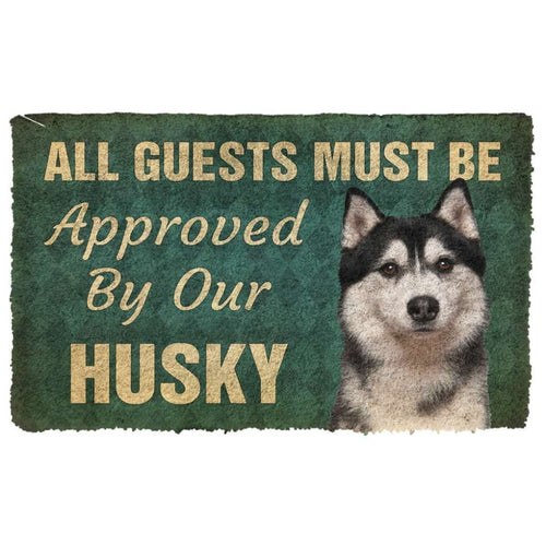 3D Must Be Approved By Our Husky Custom Doormat