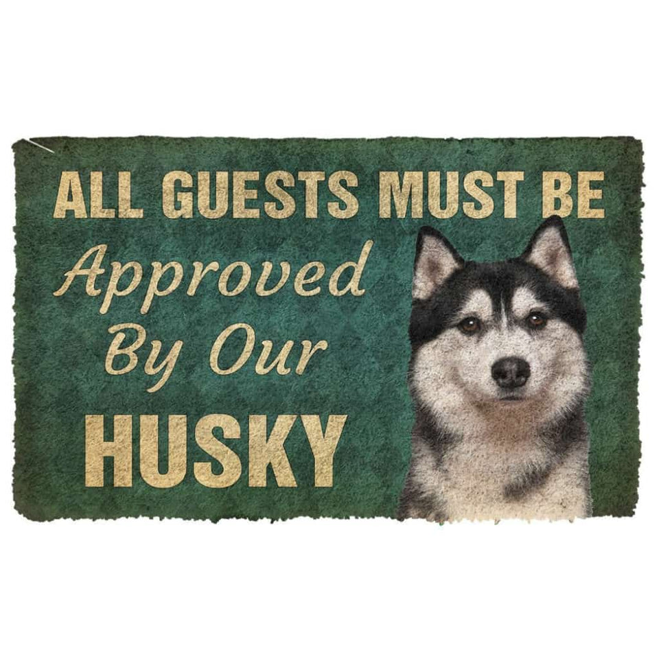 3D Must Be Approved By Our Husky Custom Doormat