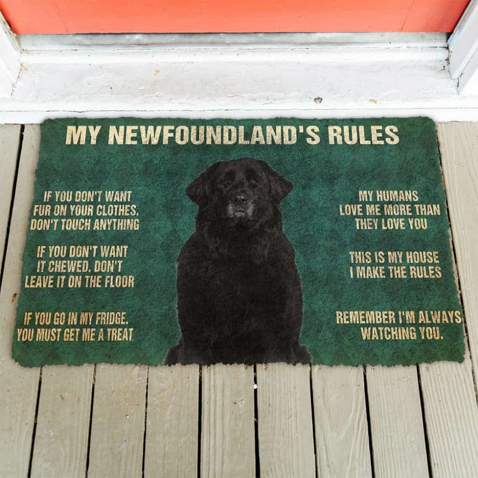 3D Newfoundland's Rules Doormat