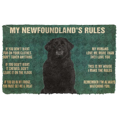 3D Newfoundland's Rules Doormat