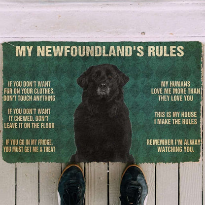 3D Newfoundland's Rules Doormat