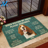 3D Please Remember Bandi House Rules Custom Doormat | Welcome Mat | House Warming Gift