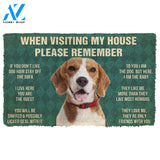 3D Please Remember Beagle Dog's House Rules Doormat | Welcome Mat | House Warming Gift
