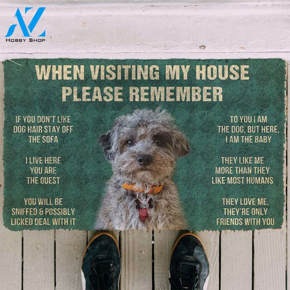 3D Please Remember Dog Custom Doormat | Welcome Mat | House Warming Gift