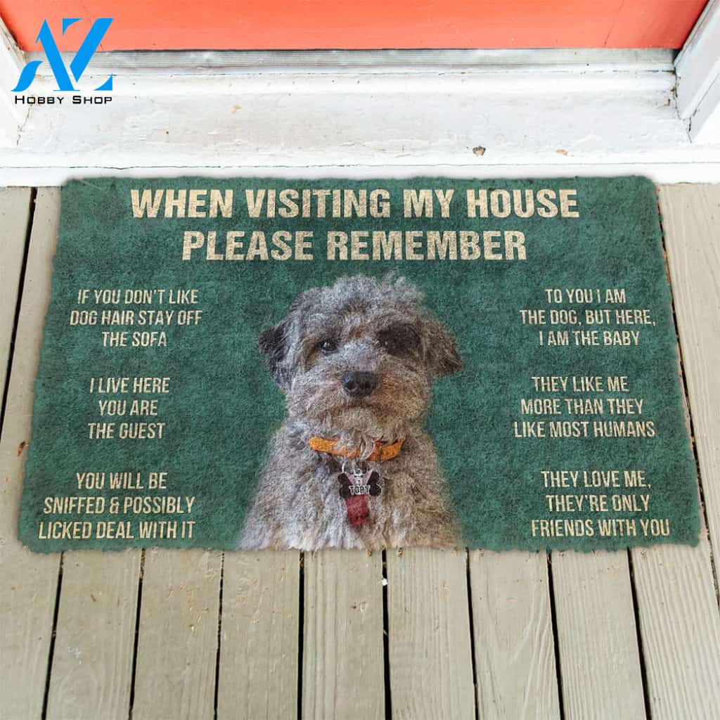 3D Please Remember Dog Custom Doormat | Welcome Mat | House Warming Gift
