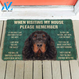 3D Please Remember Gordon Setter Dogs House Rules Doormat | Welcome Mat | House Warming Gift