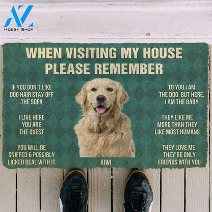 3D Please Remember Kiwi House Rules Doormat | Welcome Mat | House Warming Gift