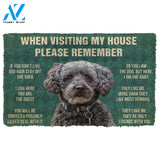 3D Please Remember Schnoodle Dogs House Rules Doormat | Welcome Mat | House Warming Gift
