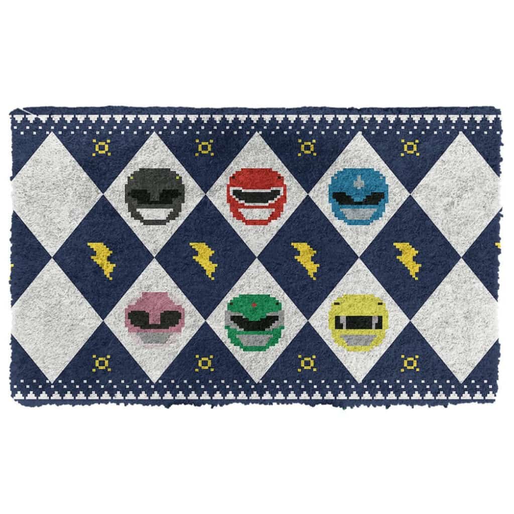 3D Power Ranger Blue Ugly Doormat
