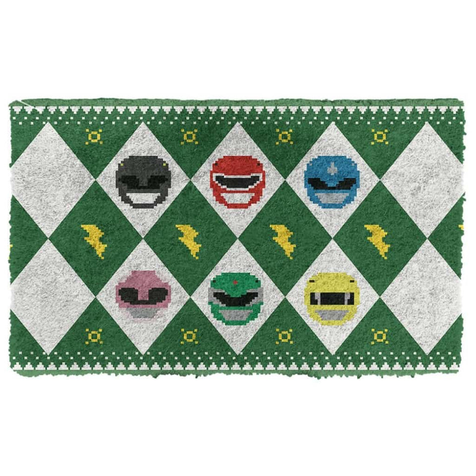 3D Power Ranger Green Ugly Doormat