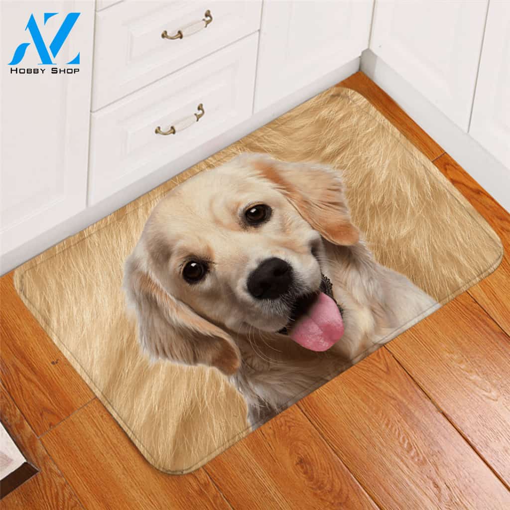 3D Puppy Fur Door Mat