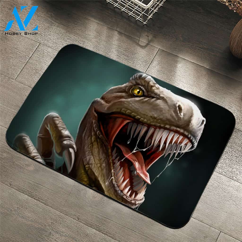 3D T-Rex Door Mat