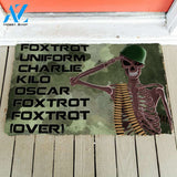 3D Veteran Foxtrot Custom Doormat | Welcome Mat | House Warming Gift