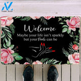 3D Welcome Nails Salon Doormat | Welcome Mat | House Warming Gift