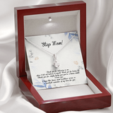 StepMom Necklace Thank you for believing in me, simply being you-you're a bonus mom Alluring Beauty Necklace XL045G - TGV