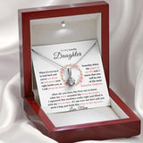 To My Lovely Daughter - My Heart Sounded Like From The Inside - Alluring Necklace - TGV