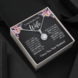 To My Smokin' Hot Wife Necklace Gift from Husband, I didn't think I could love you even more than I already do - Eternal Hope Necklace 104B - TGV