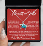 To My Soulmate Necklace Gift - Wife Girlfriend Necklace How Special You Are To Me Forever Love Knot, Eternal Hope, Alluring Necklace 060C - TGV