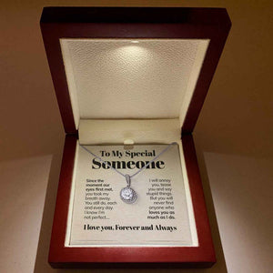 To My Special Someone Eternal Hope Necklace I Love You Forever and Always Girlfriend Wife Soulmate Necklace Gift 015R - TGV