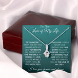 To The Love Of My Life, My Wife, My Soulmate Thank You For Sharing Your Life With Me Alluring Beauty Necklace XL007A - TGV