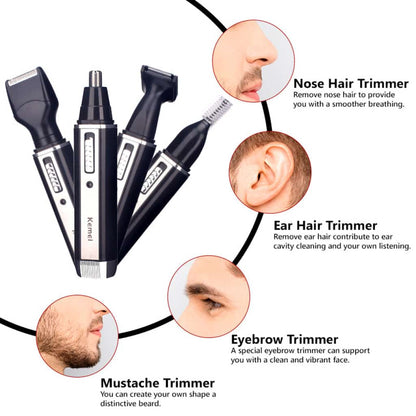 4 In 1 Rechargeable Men Electric Shaver Removal