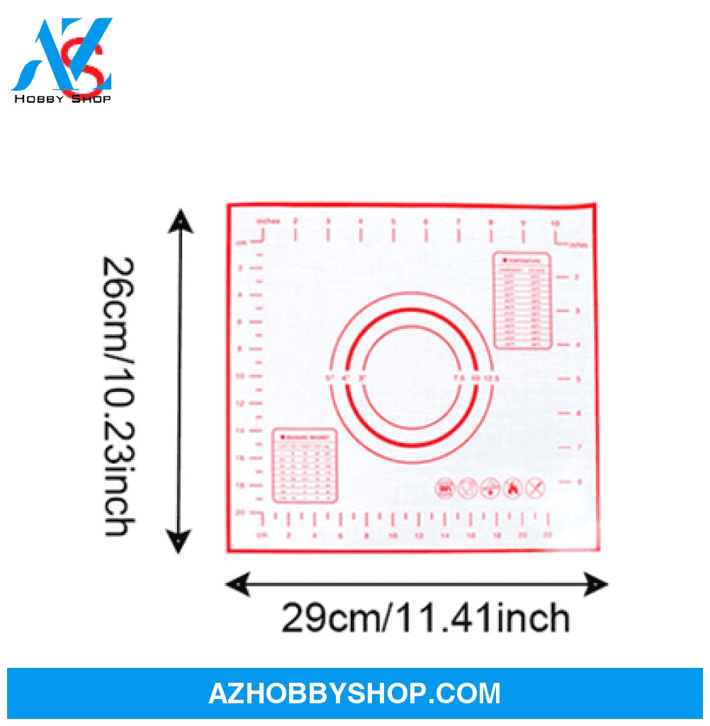 40X60Cm Large Size Of Silicone Baking Mat Red / 26X29