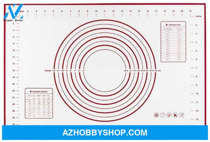 40X60Cm Large Size Of Silicone Baking Mat Red / 40X60