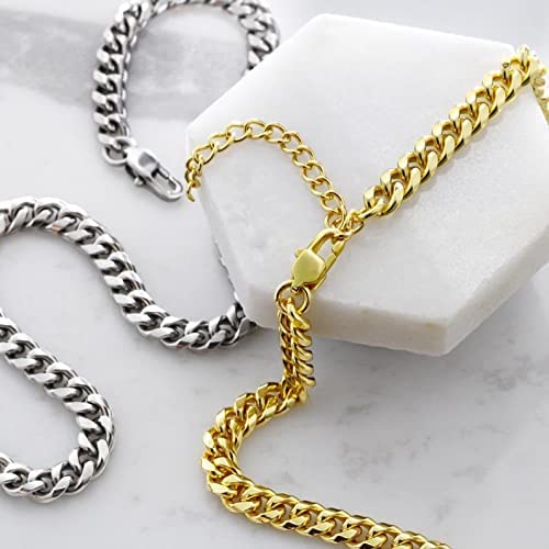 To My Husband Cuban Chain Necklace, Husband Necklace from Wife, Wife Husband Necklace Chain, Birthday Gift for Men
