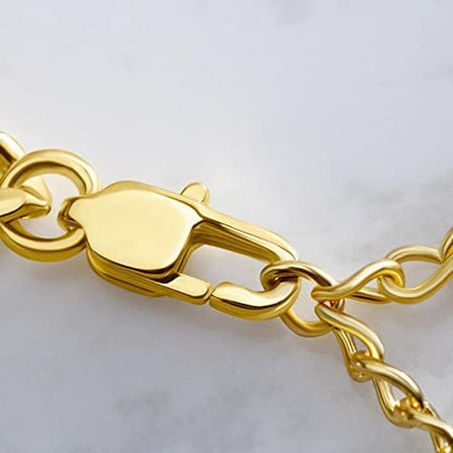 To My Boyfriend Love Girlfriend Cuban Link Chain Necklace, Gift For Boyfriend, Gift For Man, Necklace For Man