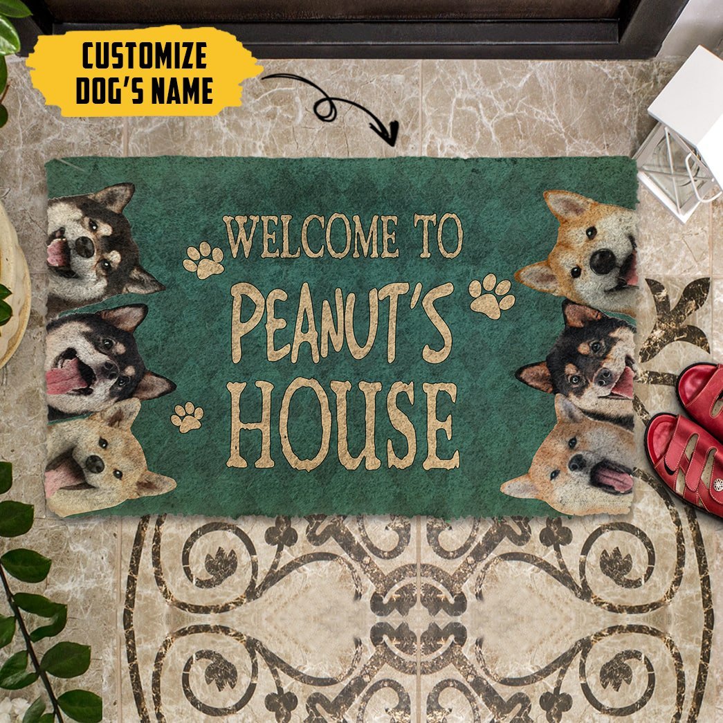 3D Shiba Welcome You Doormat