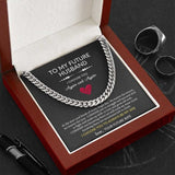To My Future Husband - I Choose You Again and Again Cuban Link Chain Necklace XL007E