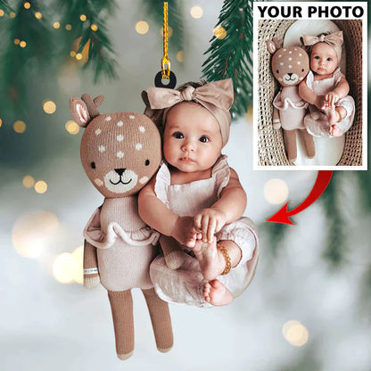 Cute Baby Photo Ornament For Holiday