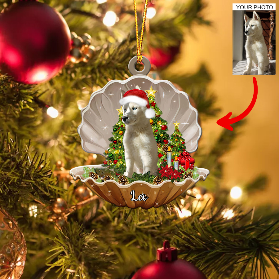 Personalized Gift For Pet Lovers Pet In Seashell Ornament