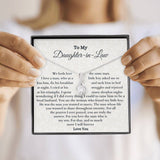 Daughter-In-Law Necklace, To My Daughter-In-Law Necklace for You Love The Man Who is My Son, Necklace for Daughter-In-Law, Alluring Beauty Necklace - TGV