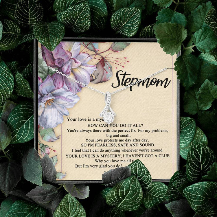 StepMother Necklace Your love Is a mystery, I haven't got a clue Alluring Beauty Necklace XL045F - TGV